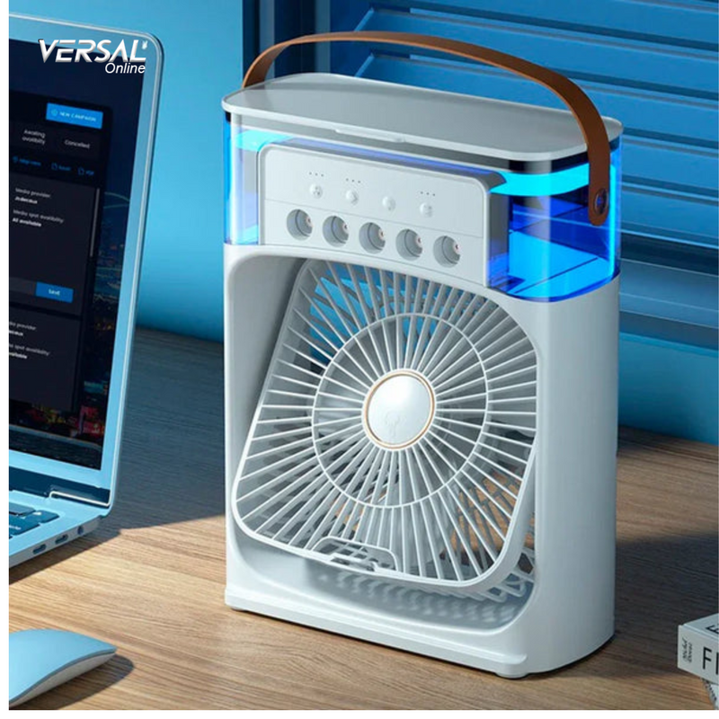 Mini Ventilador e Umidificador Portátil - Versal Online